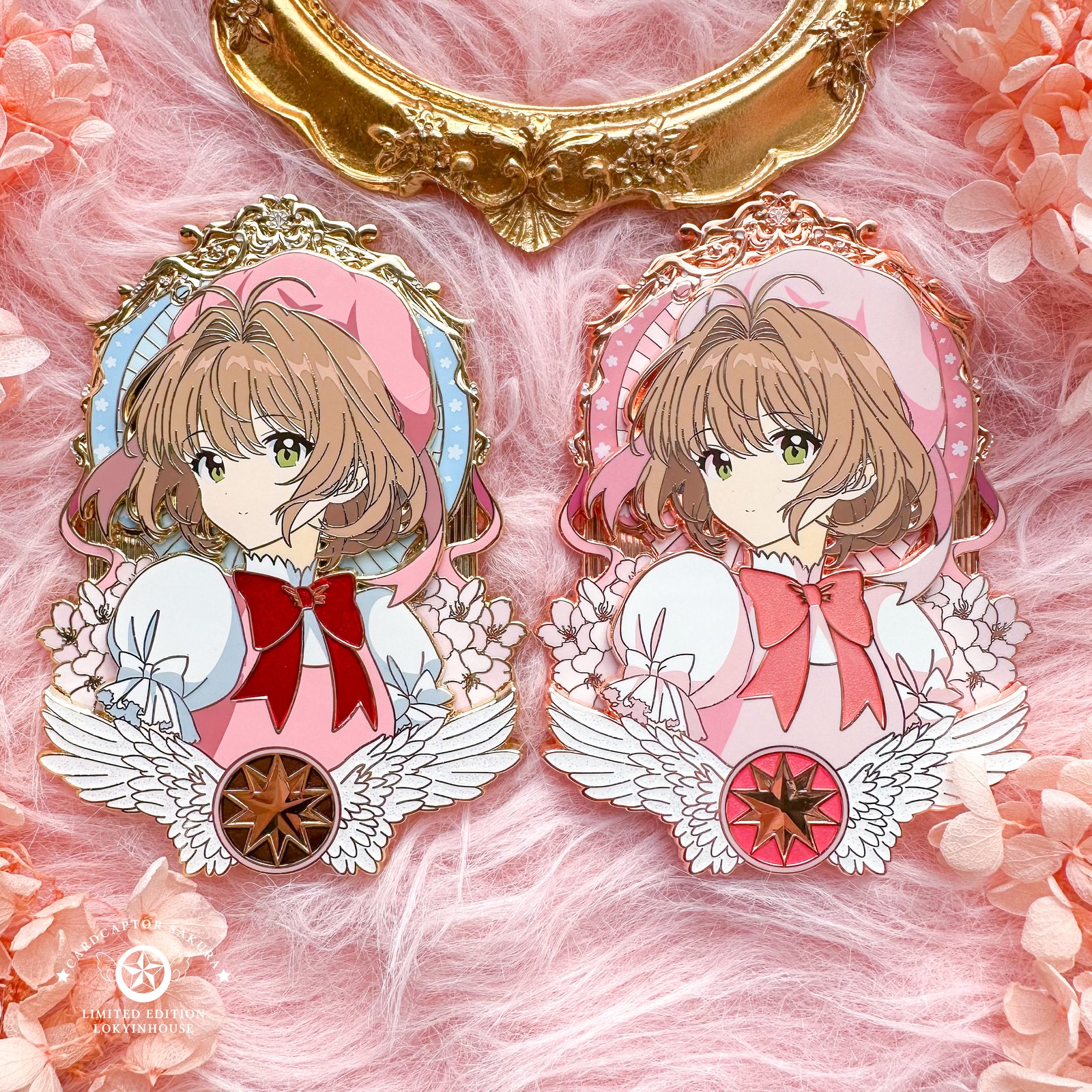 Cardcaptor Sakura Kinomoto Tomoeda TTomoyo Kerberos Enamel Pin Set of offers 5